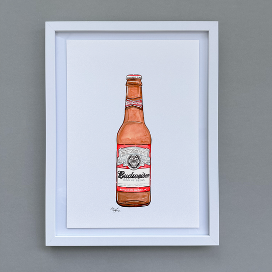 Budweiser Print - Alice Jane Art & Prints