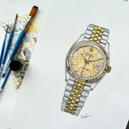 Rolex Watch Print - Alice Jane Art & Prints
