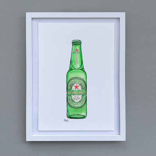 Heineken Print - Alice Jane Art & Prints