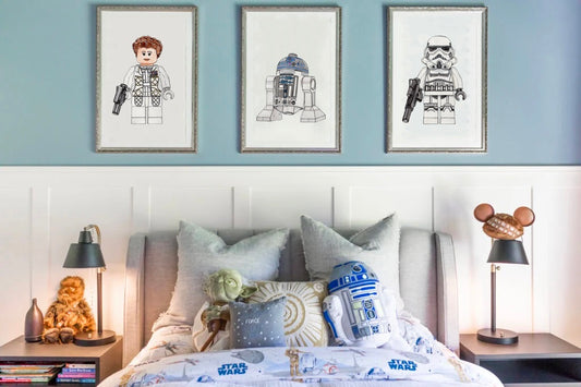 Star Wars Princess Leia Lego Print - Alice Jane Art & Prints