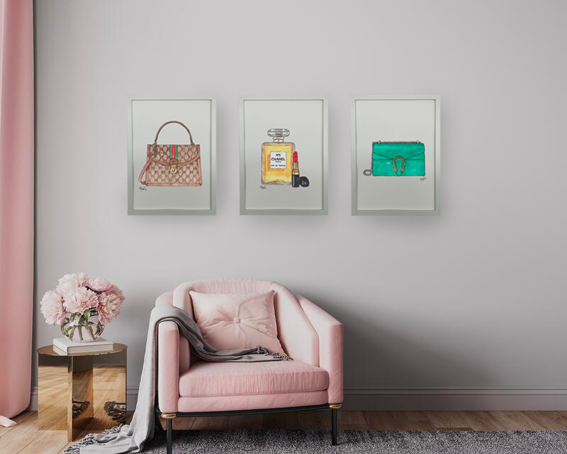 Brown Handbag Print - Alice Jane Art & Prints