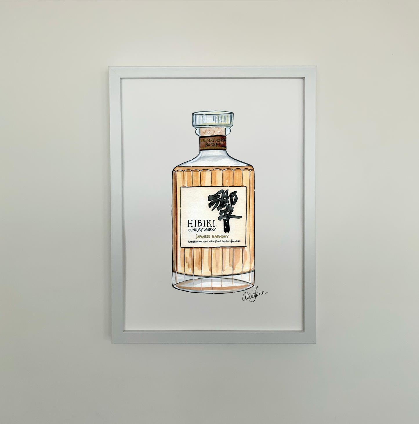 Hibiki Japanese Whisky Print - AliceJane