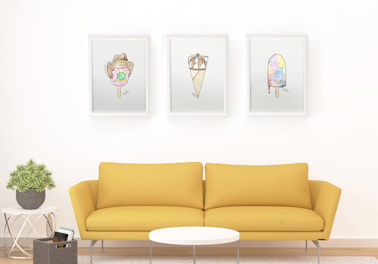 Bubble O'Bill Ice Cream print - AliceJane