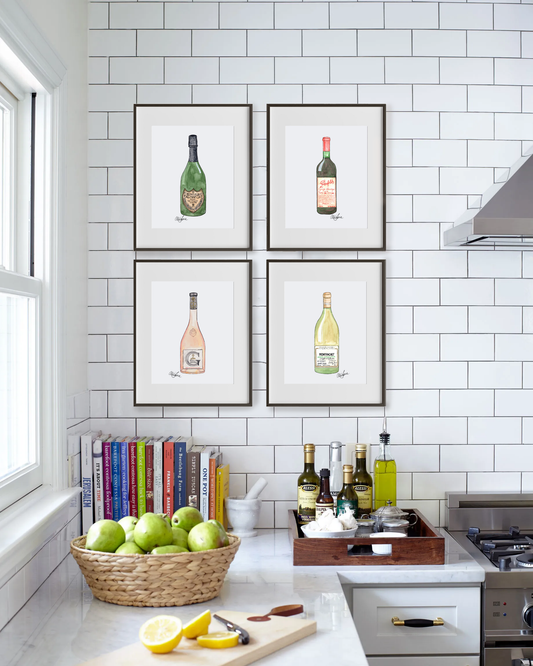 Dom Perignon Champagne Print - AliceJane