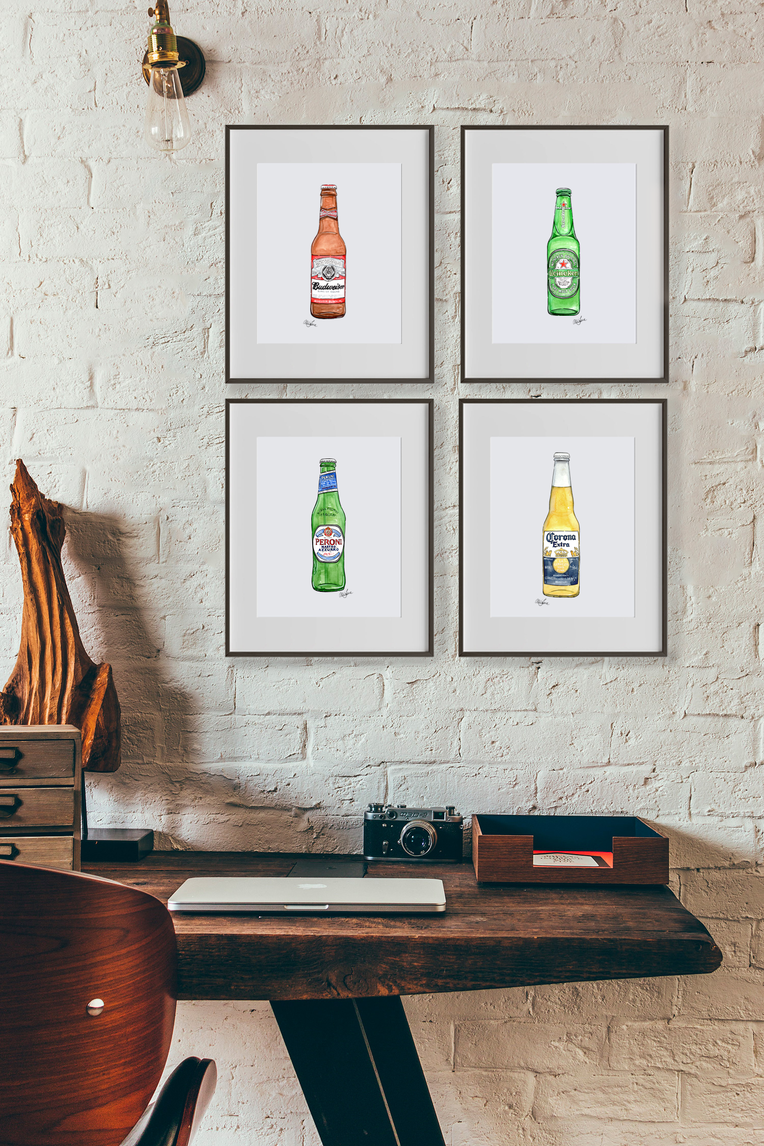 Budweiser Print - Alice Jane Art & Prints