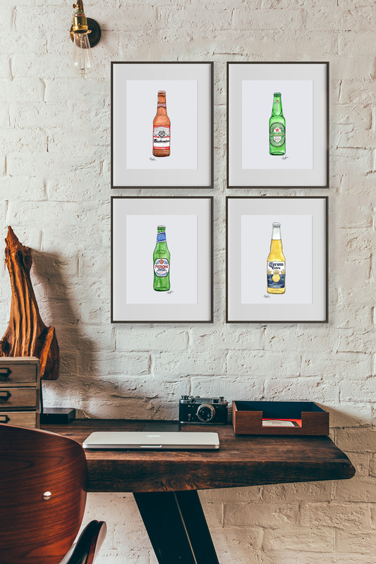 Budweiser Print - Alice Jane Art & Prints