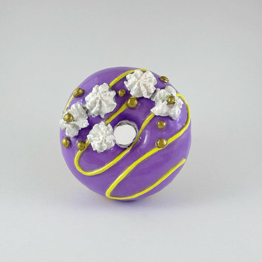 Purple and Gold Donut 🍩