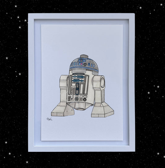 Star Wars R2-D2 Lego Print - Alice Jane Art & Prints