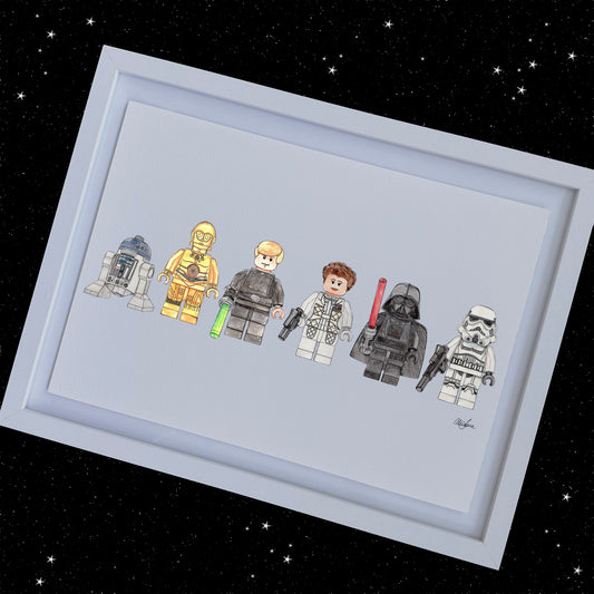 Star Wars Lego Characters Print - Alice Jane Art & Prints