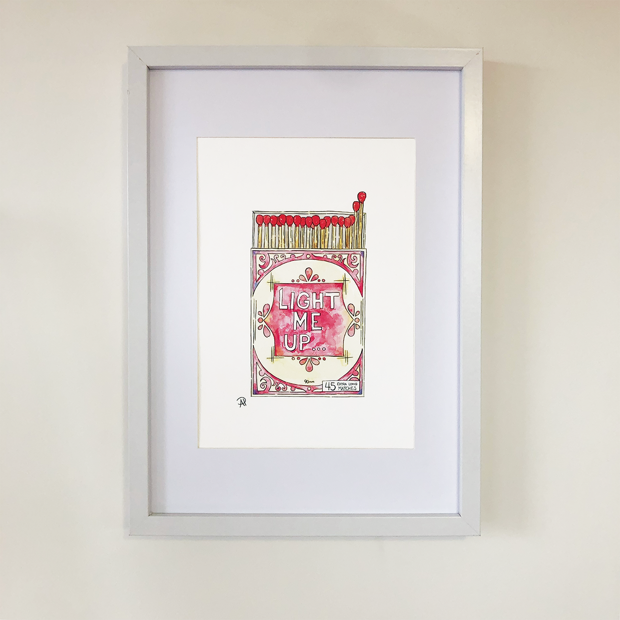 Matchbox print - AliceJane
