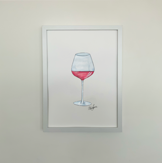 Red Wine Print - AliceJane